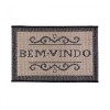 Alfombra Felpudo de Entrada - Eco Nature 40x60 cm Marrón Oscuro