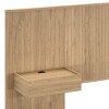 Respaldo King continuo con mesa de luz Chloe Hanover