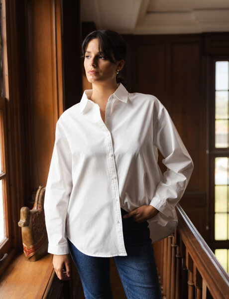 Camisa algodon Athenas blanco