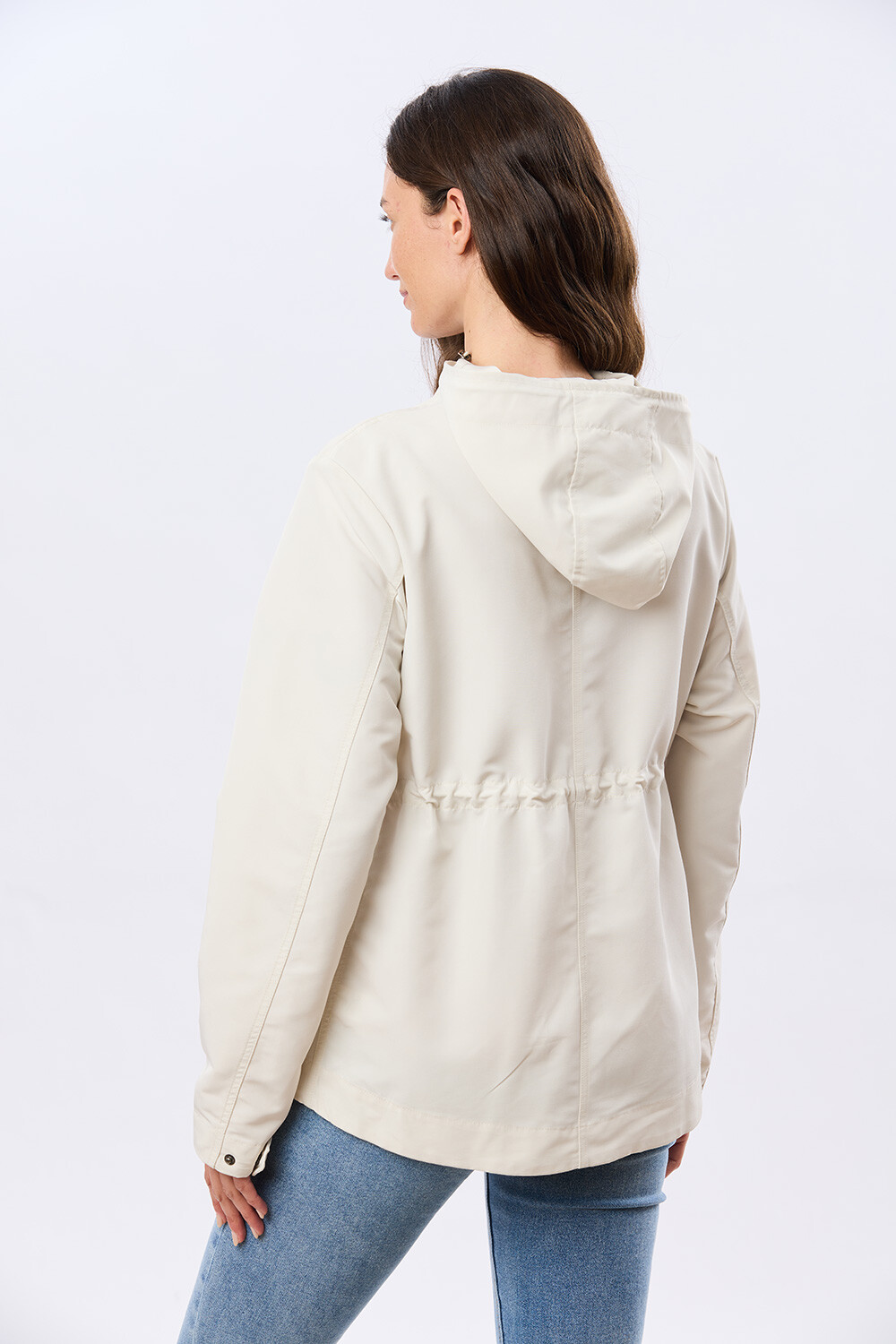CAMPERA CON CAPUCHA Crudo