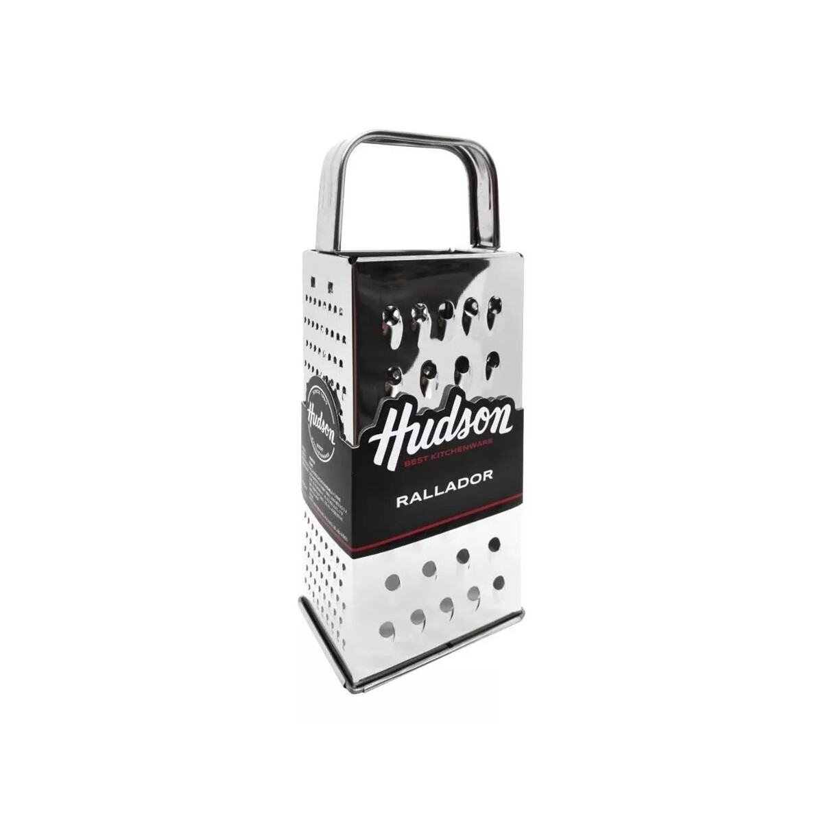 Rallador Hudson 4 Caras Acero Inoxidable 21 Cm 