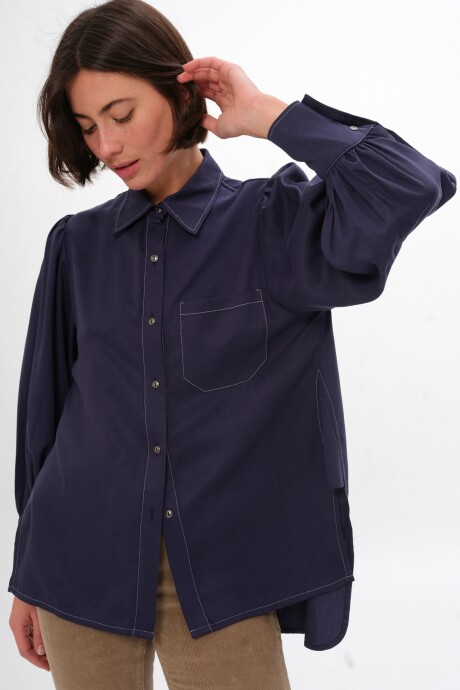 Camisa Twist Azul