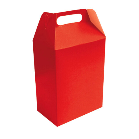 Caja Biodegradable Para Sorpresitas x10 und Rojo