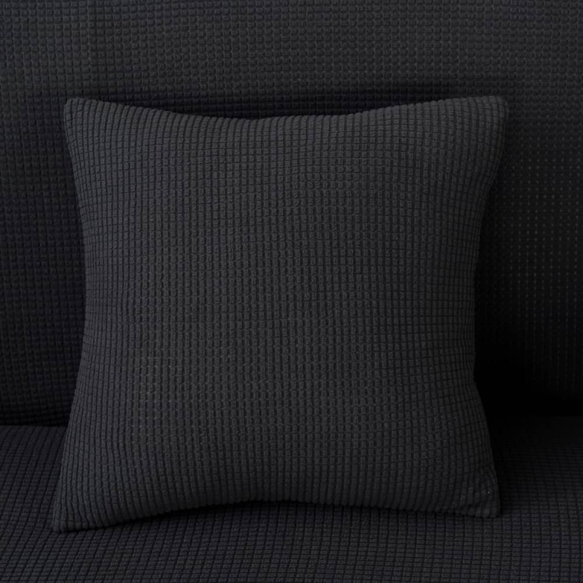 Funda de almohadón 40x40 cm - negro 