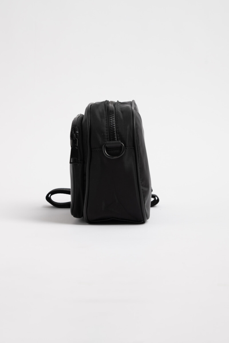 Bandolera beige Negro