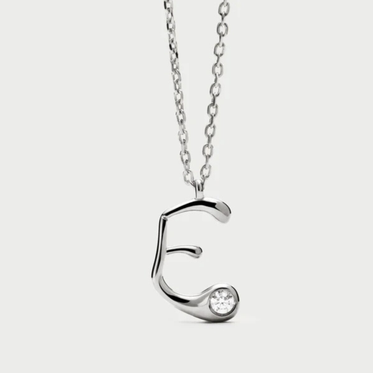 Colgante Pdpaola E Initial Silver 