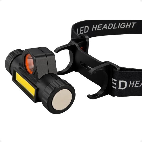 Linterna Led Tipo Minero Recargable USB Linterna Led Tipo Minero Recargable USB