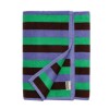 Toallón De Baño 100% algodón orgánico 152x76 Cm Mint 90´s Stripe