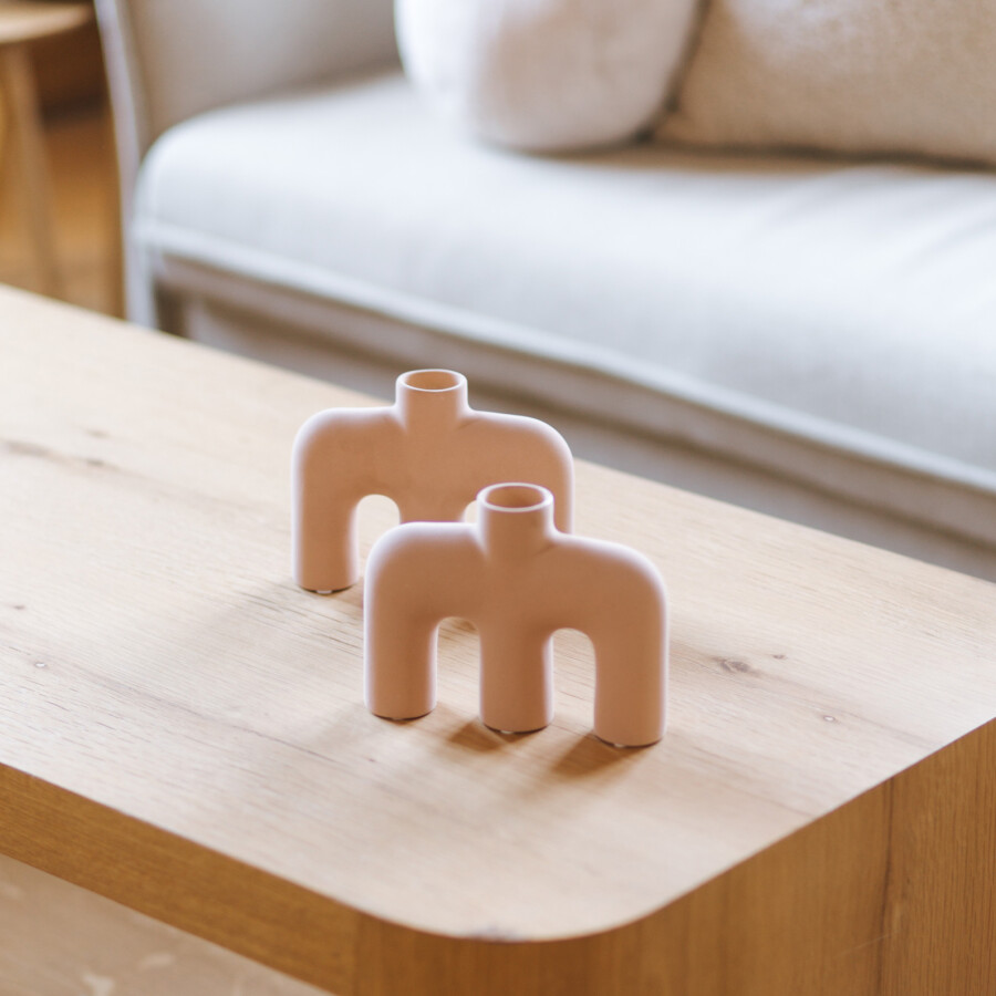 Jarrón Deco Milo Coral