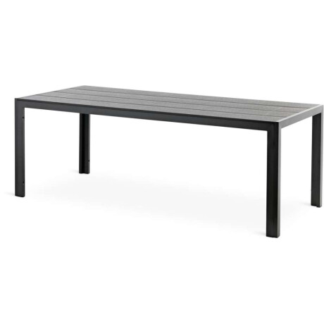 Mesa de jardín MADERUP A90xL205 negro Negro