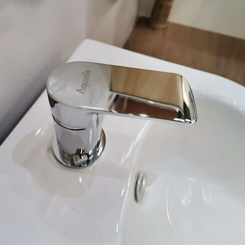 Griferia De Bidet Monocomando Cromo Aqualia Alassio 000