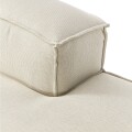 Sillón Nicole Esquinero + Respaldo + Chaise Lounge Beige