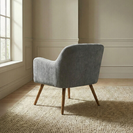 Butaca Melania - Tela Microfibra C52 (Ceniza)