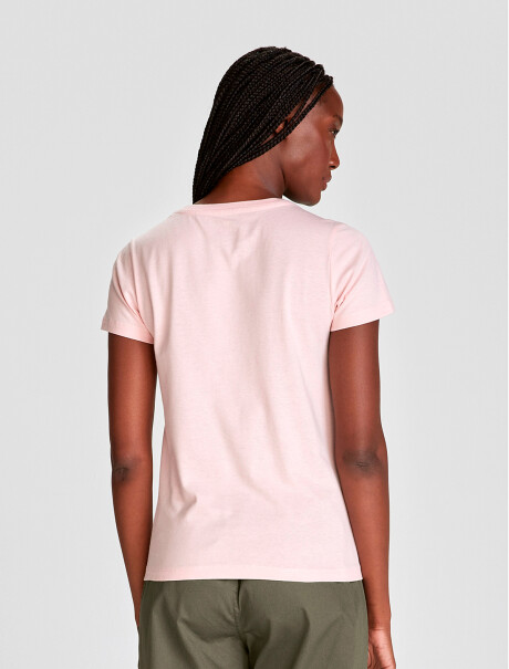CAMISETA BÁSICA SLIM WORLD ROSA CLARO