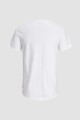 Camiseta Suave Y Básica De Algodón White