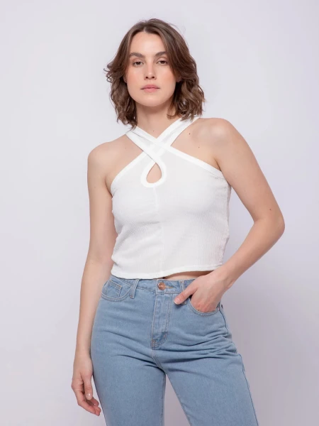 TOP ALLIE INFINITE BLANCO