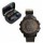 Set Reloj Deportivo Hombre + Auriculares M27 Inalámbricos BT Rojo