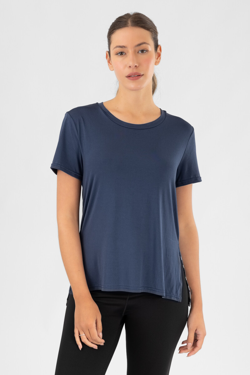 Remera print periscope 25 - Azul piedra 