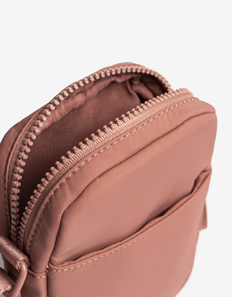 Complemento Marroquinería Nylon Pouch En Material Reciclado - Rosa Oscuro