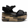 SANDALIA ALTA 5114 Negro