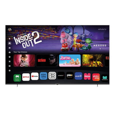 televisor led smart 100" 4k whale COLOR UNICO