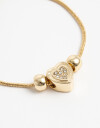 Pulseras Flexibles Metal Pulsera Flexible Dijes - Dorado