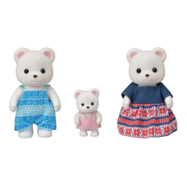 Sylvanian Families Familia Oso Polar Figuras Juguete Muñecos Sylvanian Families Familia Oso Polar Figuras Juguete Muñecos