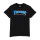 Remera Thrasher Outlined Negro/Celeste