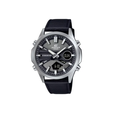 Reloj Casio Edifice EFV-C120L para hombre en cuero Negro