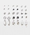 Set De Aros Plateado
