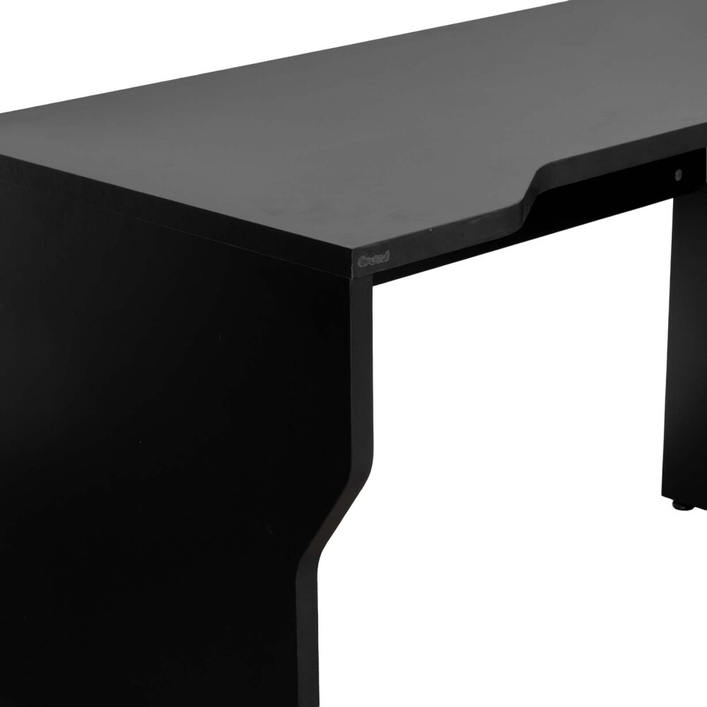 ESCRITORIO GAMER MDF NEGRO LOKI