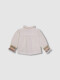 Blusa Con Smock Crudo