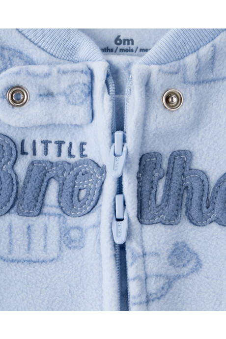 Pijama una pieza de micropolar, con pie, diseño vehículos Pijama una pieza de micropolar, con pie, diseño vehículos