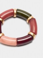 Pulsera Elástica Efecto Piedra multicolor