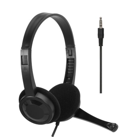 Auricular Exofiz Au-01 Con Micrófono 3.5Mm Universo Binario NEGRO