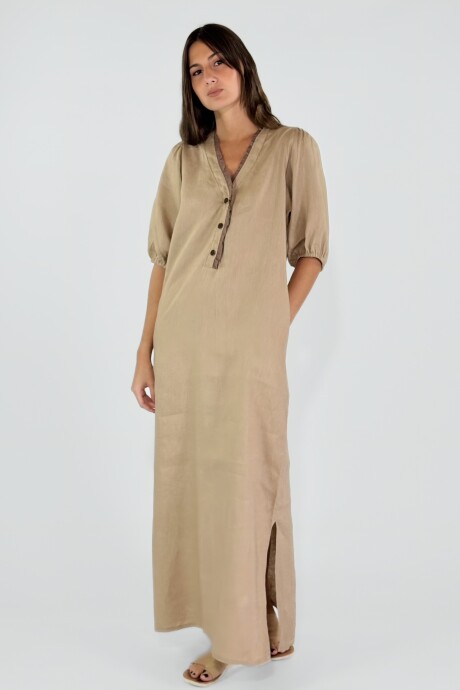 VESTIDO ISADORA Beige