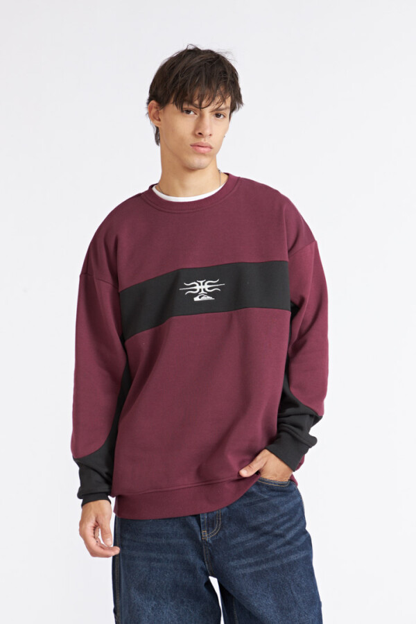 Quiksilver Buzo MERCURY DEVIL Hombre - Bordo Bordo