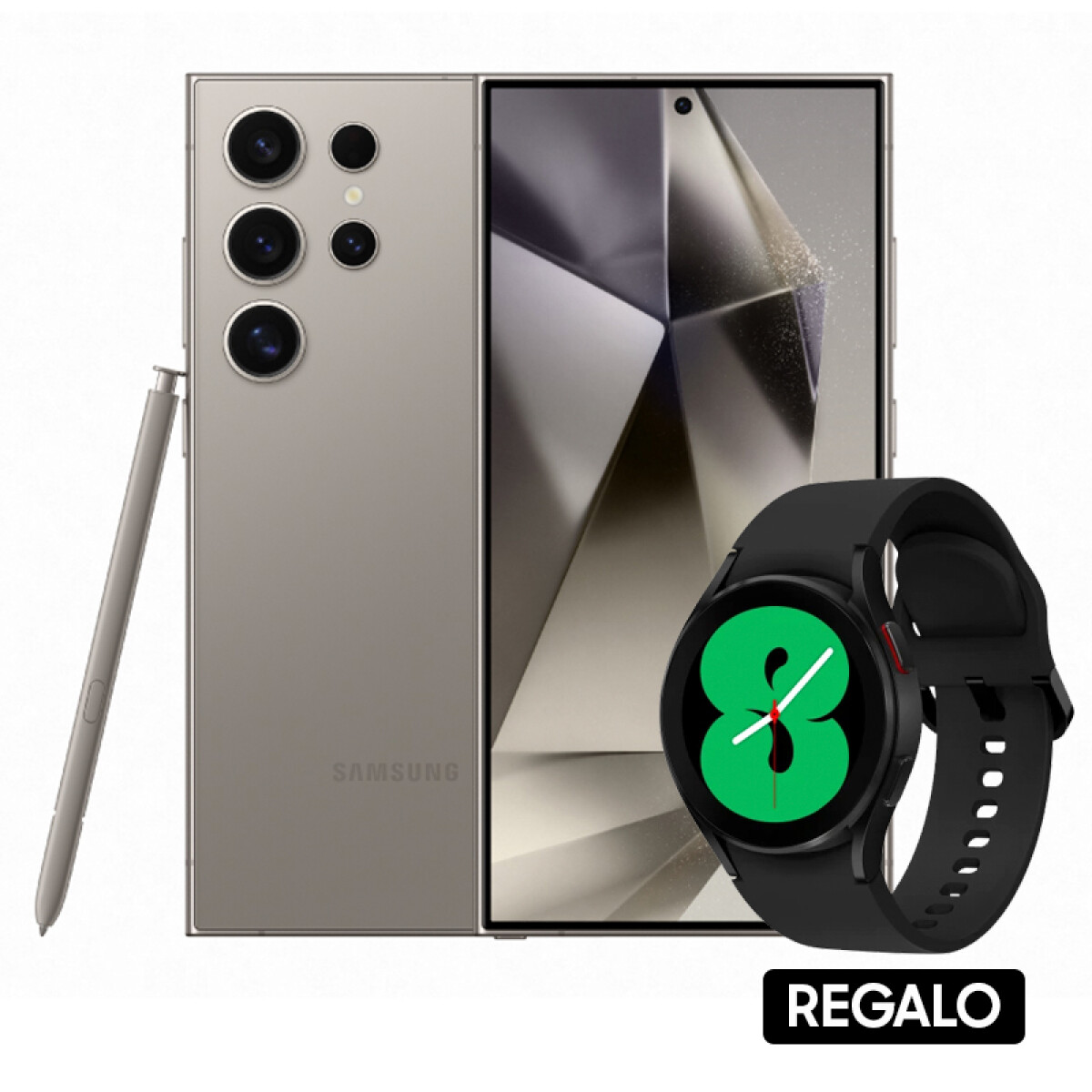 Samsung Galaxy S24 Ultra 512 GB - Titanium Grey + Watch4 40" de regalo 