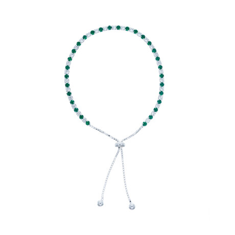 Pulsera de plata 925 con circonias. Pulsera de plata 925 con circonias.