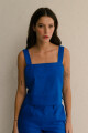 TOP LINO GAIA AZUL