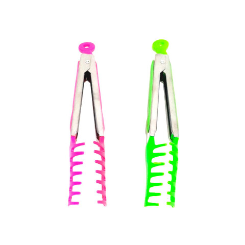 Pinza de cocina para pasta de silicona y metal reforzada Pinza De Cocina Para Pasta De Silicona Y Metal Reforzada