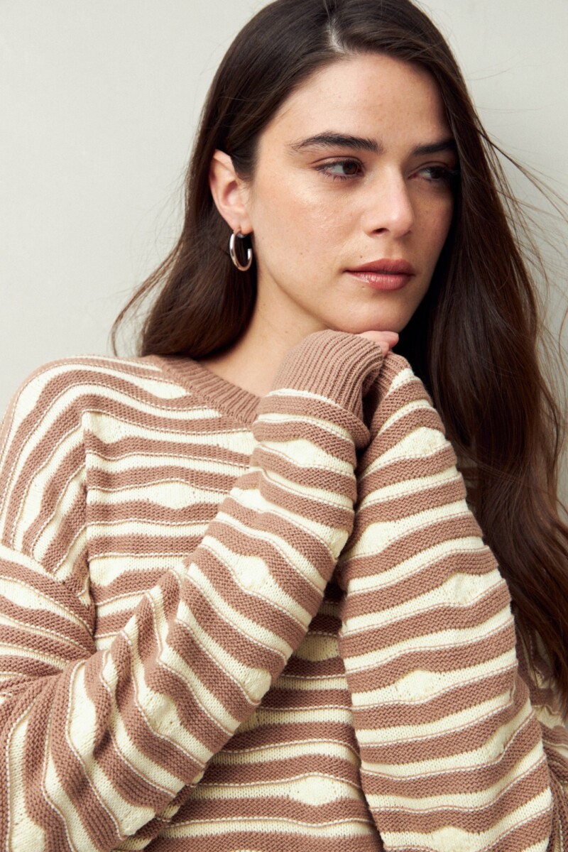 SWEATER GEMMA Visón