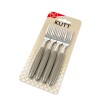 Set 3+1 Tenedor mango plástico gris KUTT KU002C4 Set 3+1 Tenedor mango plástico gris KUTT KU002C4