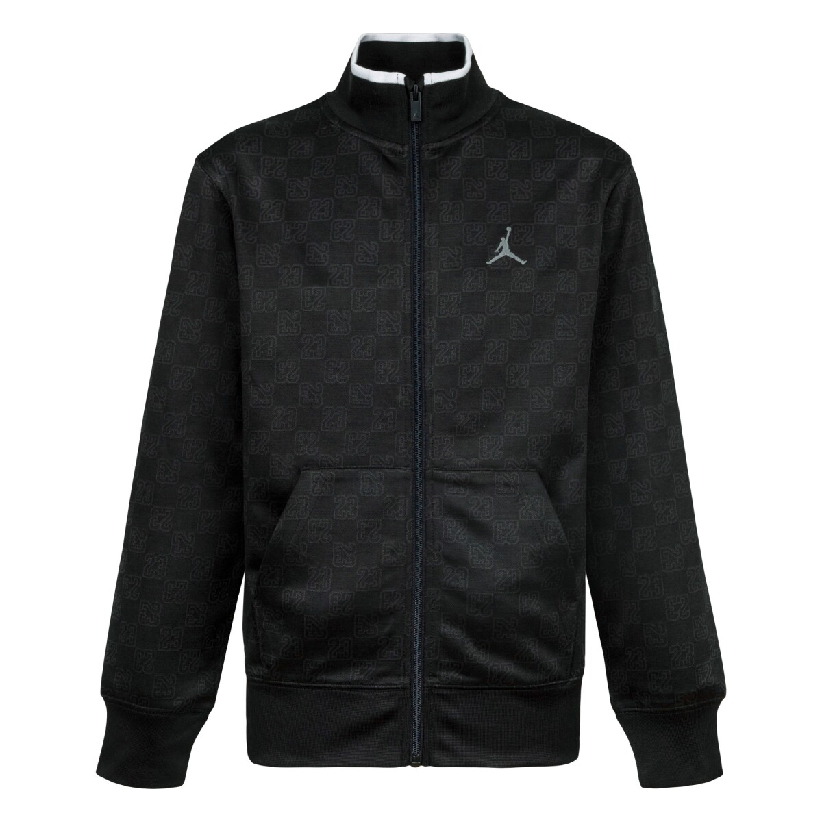 Abrigo Jordan Monogram Track Jack de Niño - Negro 