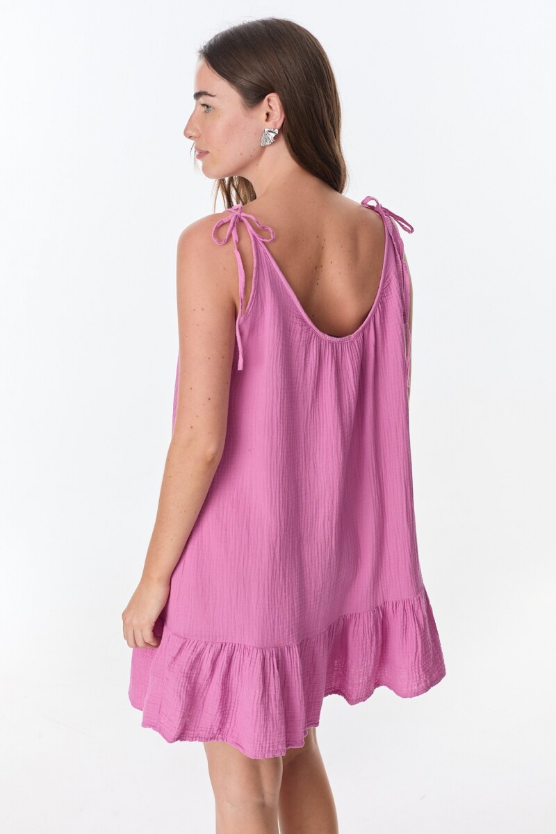 Vestido Nova Rosa Chicle