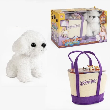 Set mascota de peluche con bolso de paseo - toy 9091 001