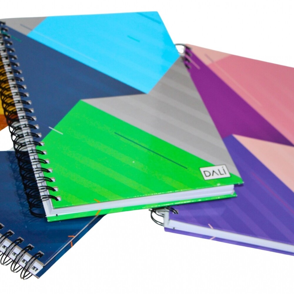 CUADERNOLA DALI 200 HOJAS SUPER TAPA DURA TAPA VERDE AZUL