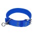 Collar Hebilla Nylon Perros Raza Grande 65 cm Ajustable Variante Color Azul