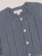Chaqueta Con Desagujados Azul