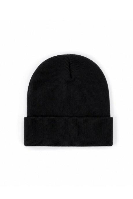 Gorro de lana Negro
